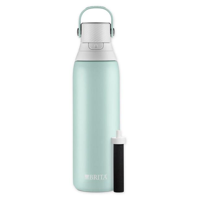 Brita® 20 oz. Filtering Stainless Steel Water Bottle in Glacier