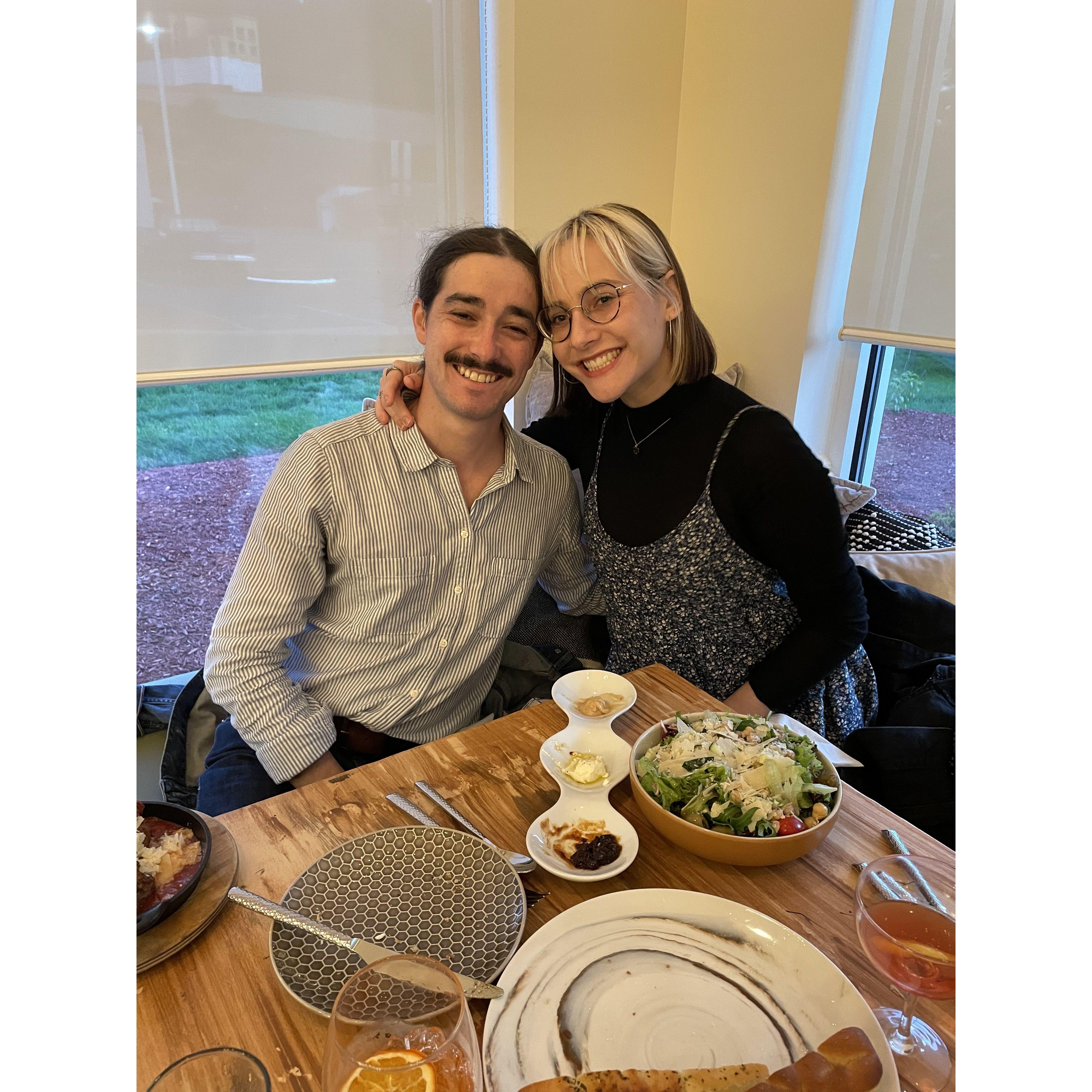 Our second anniversary.