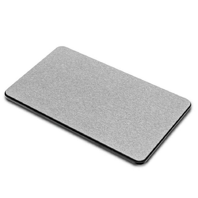 madesmart Dish Mat-Granite, Drying Stone Collection, Antimicrobial & Antibacterial, Accelerates Moisture Evaporation, Natural & Mineral Materials, Non-Slip Base