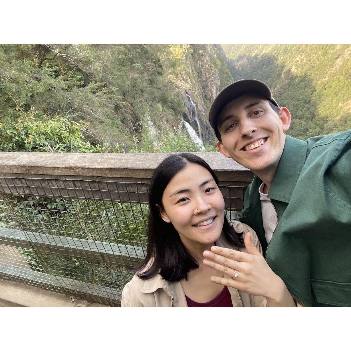 Moments after we got engaged <3