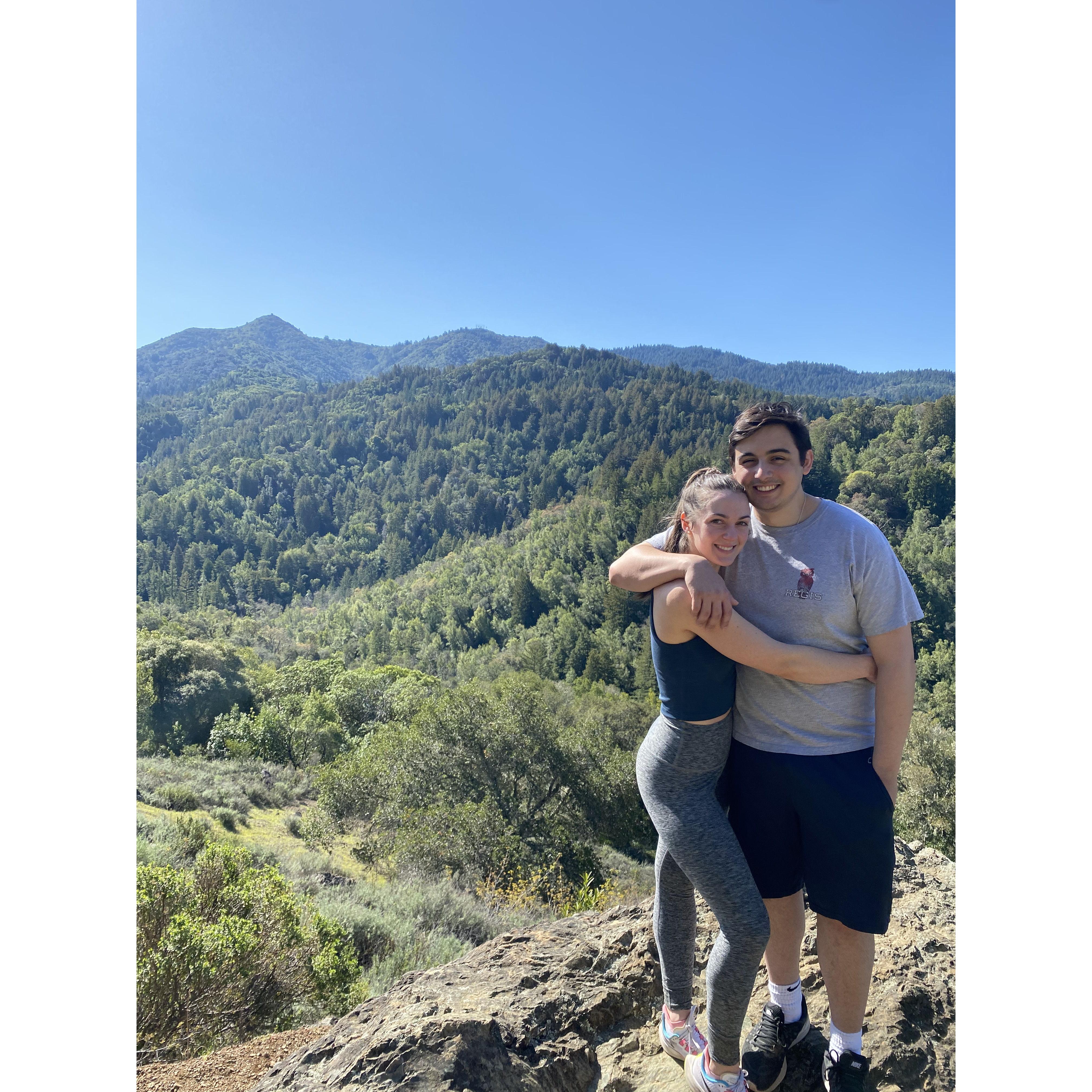 Hiking Mt. Tam together
