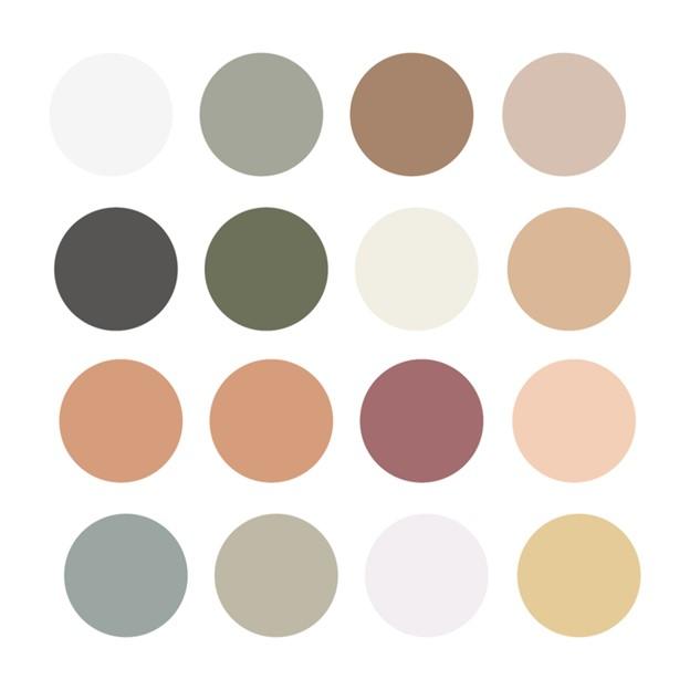 Neutral color pallet for wedding ceremony and reception