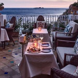 Apertivo at Aldo's in Positano