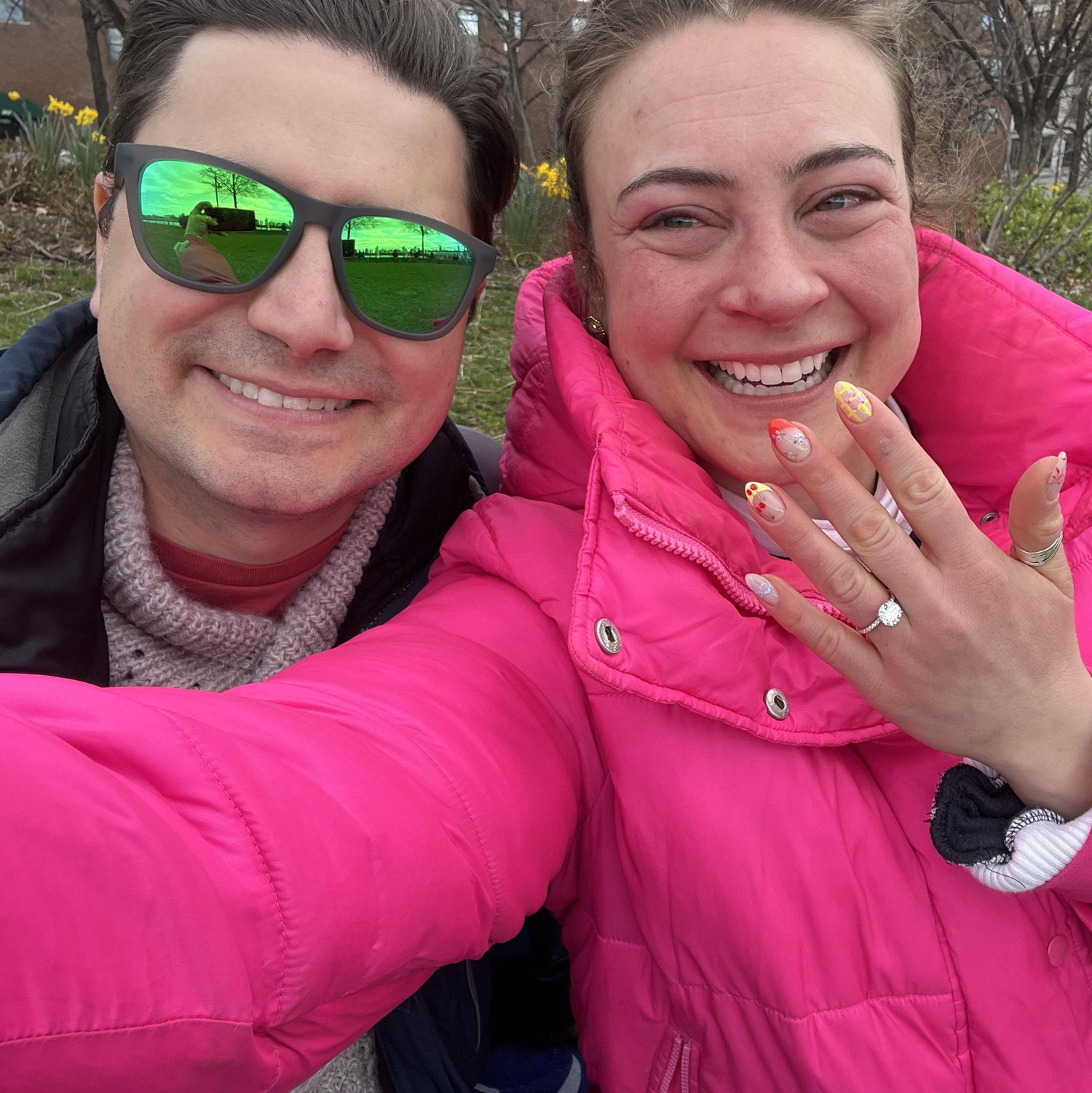 She said yes!
