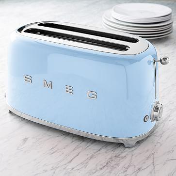SMEG Toaster - 4 Slice Pastel Blue