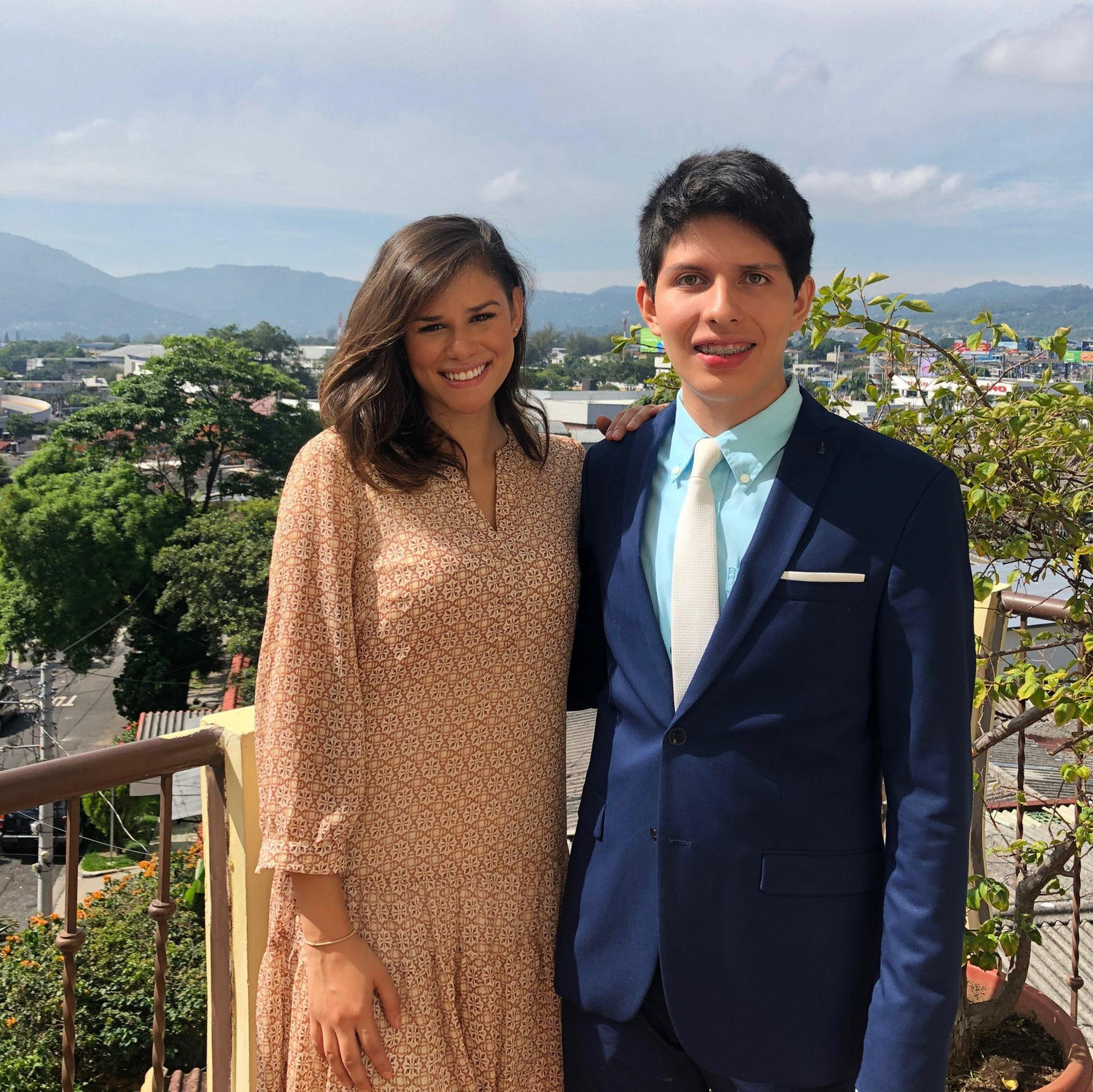 Nathalie with Samuel ... he is a movie director and producer now.