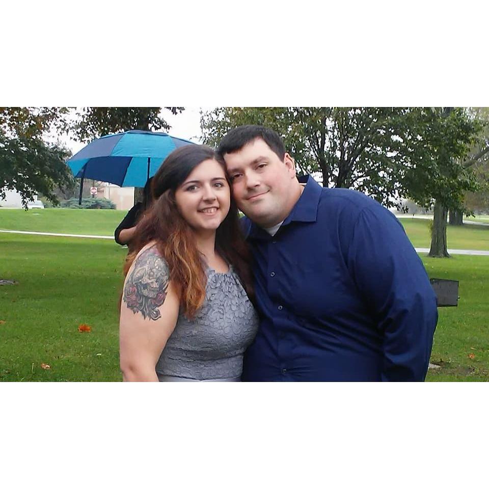 We are at my cousin Brittany's Wedding 2017