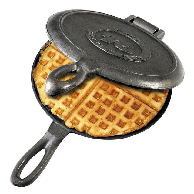 Old Fashioned Cast Iron Waffle Iron - Original By Rome