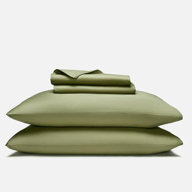 Luxe Sateen Core Sheet Set - King Moss Green