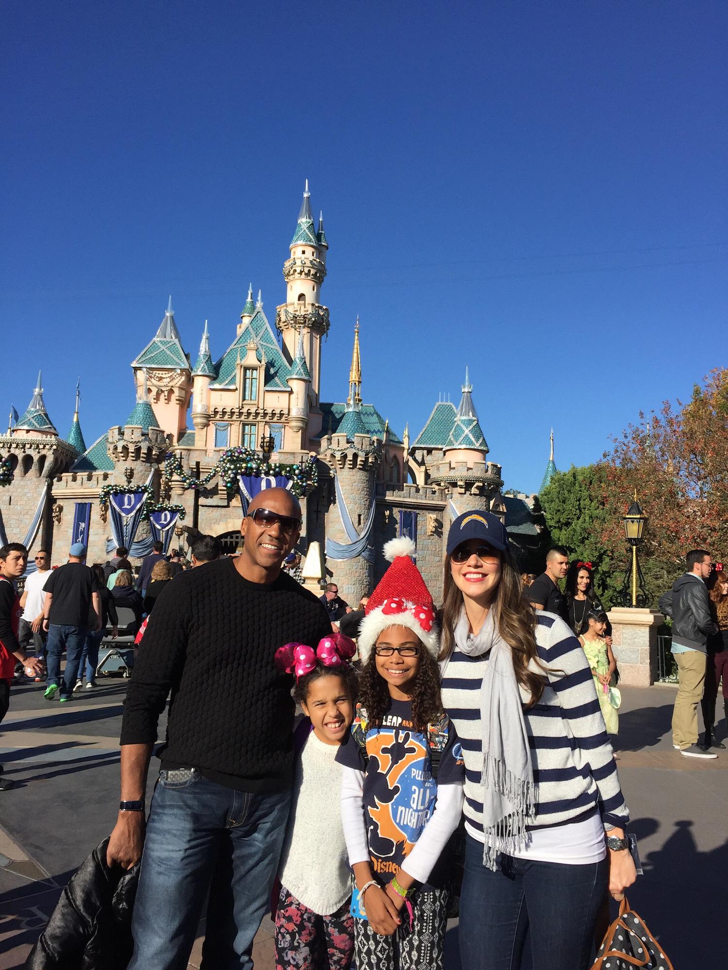 December 2015 - Our first trip to Disneyland.