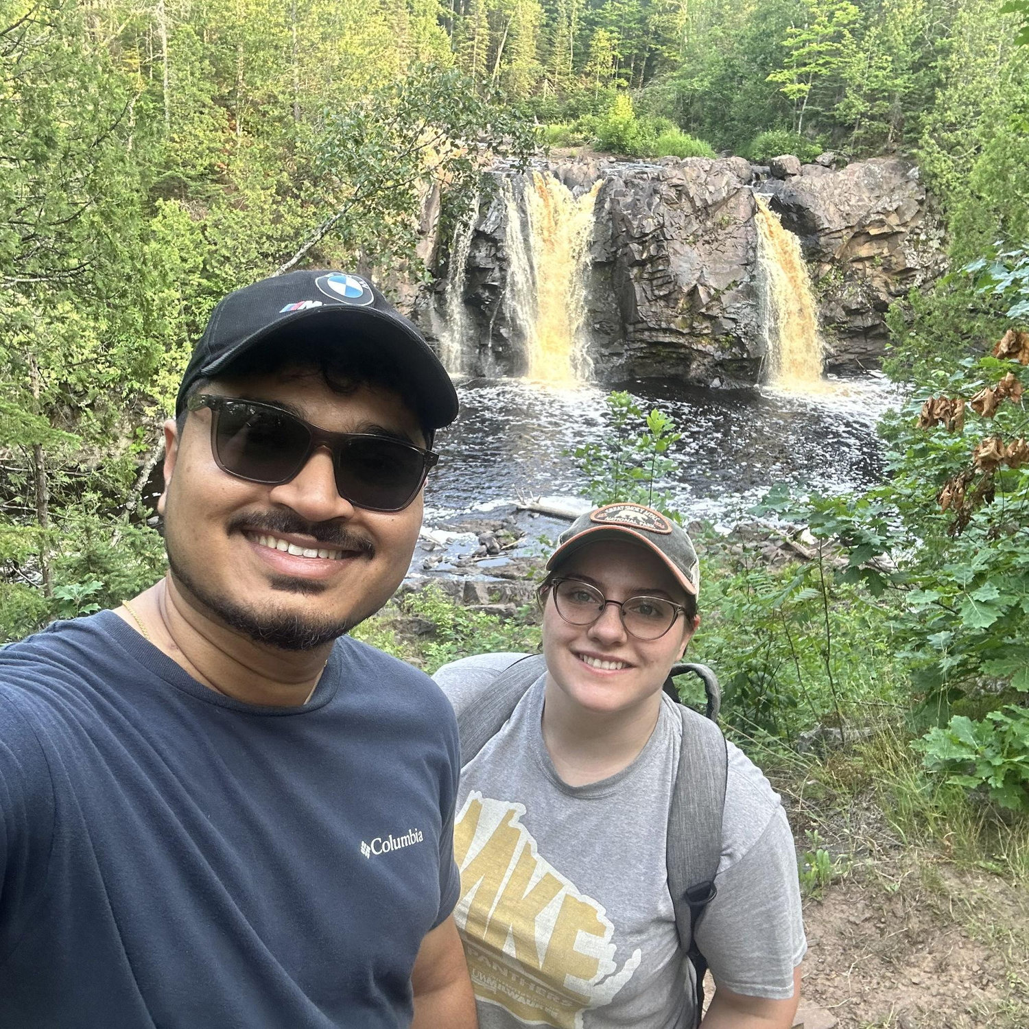 Hiking in Northern Wisconsin.