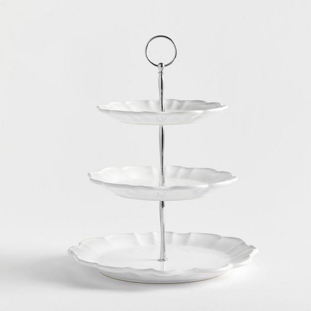 Monique Lhuillier Juliana Three Tiered Stand - Silver