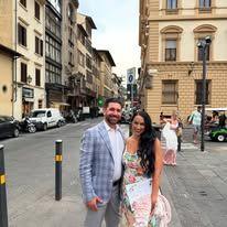 Wedding guests in Florence