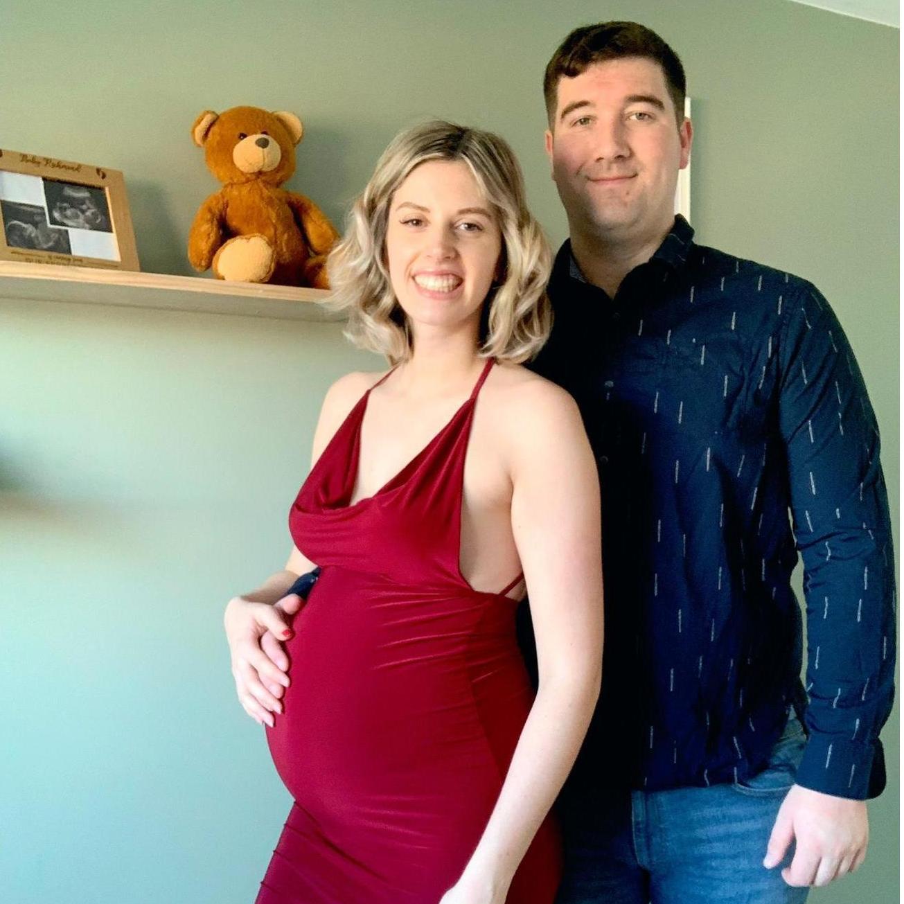 Pregnant with Noah.