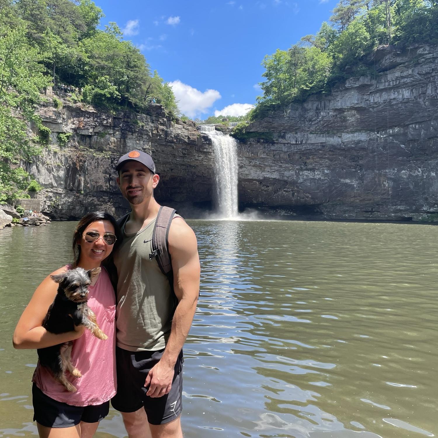 Family hiking trip to DeSoto Falls