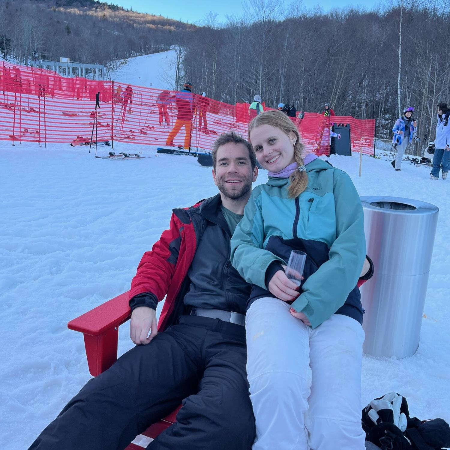 January 2025 - New Year's ski trip in Maine with friends