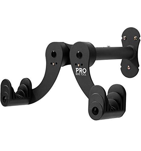 Bike Wall Mount - Horizontal Indoor Storage Rack for 1 Bicycle in Garage or Home - Cycling Hanger - Safe and Secure Holder, Hook for Bicycles - Hang Your Road, Mountain or Hybrid Bikes