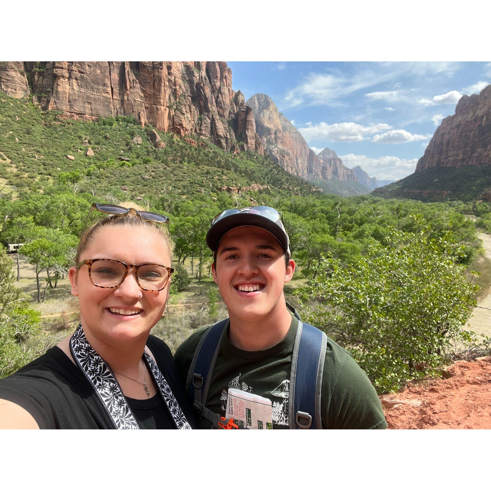 Views in Zion NP