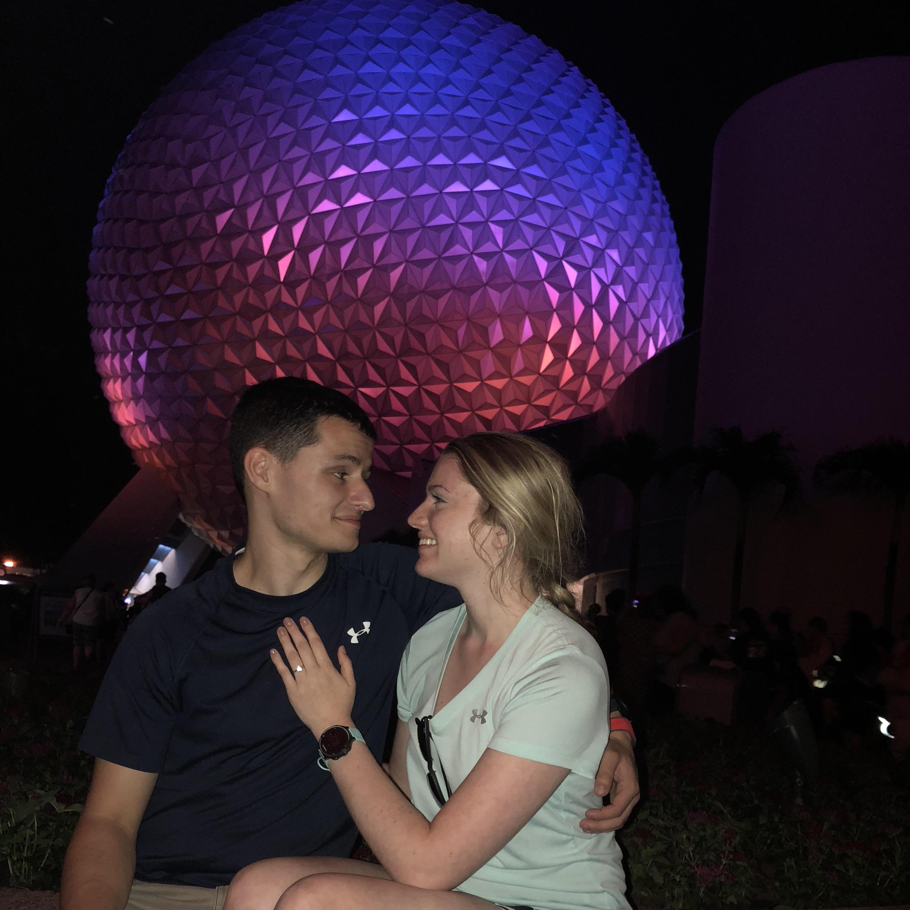 The night we got engaged