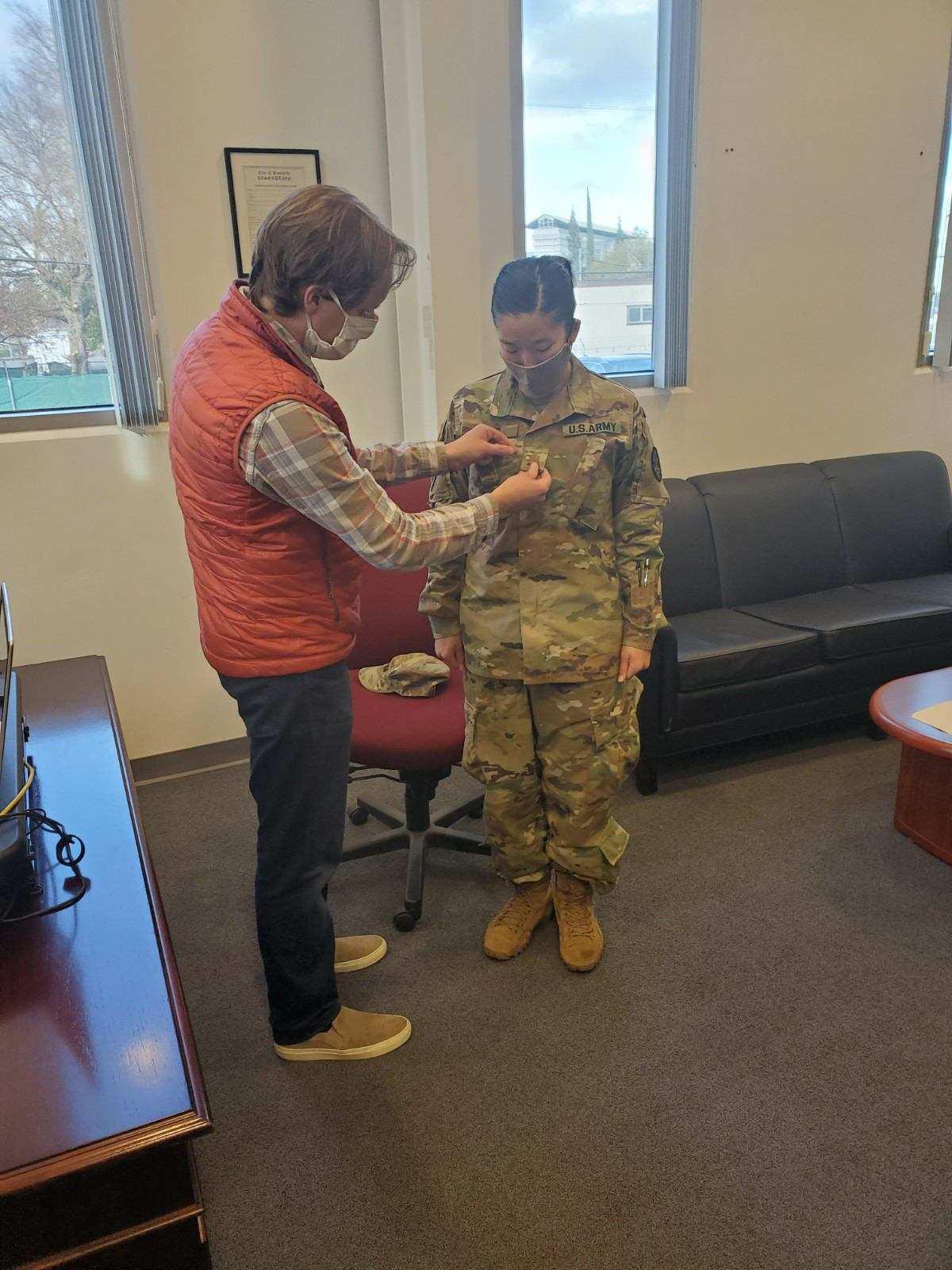 Never thought I'd get to promote a Major!