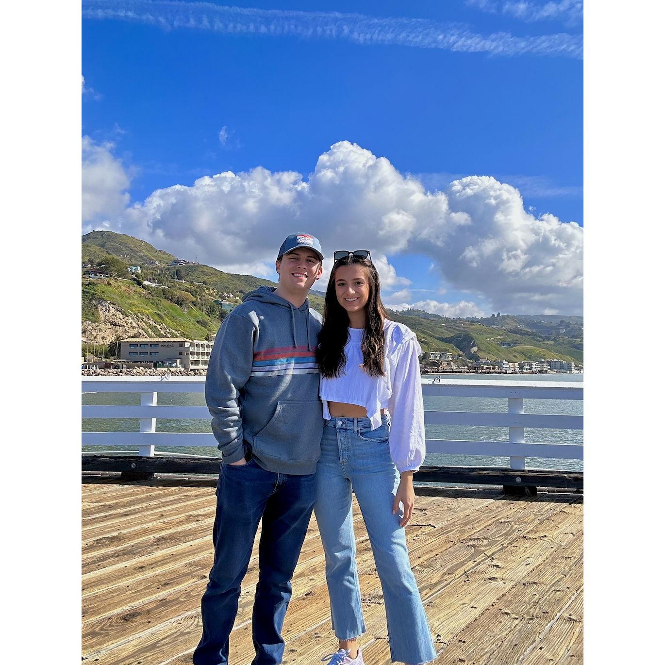 Heidi & Noah's first trip to California