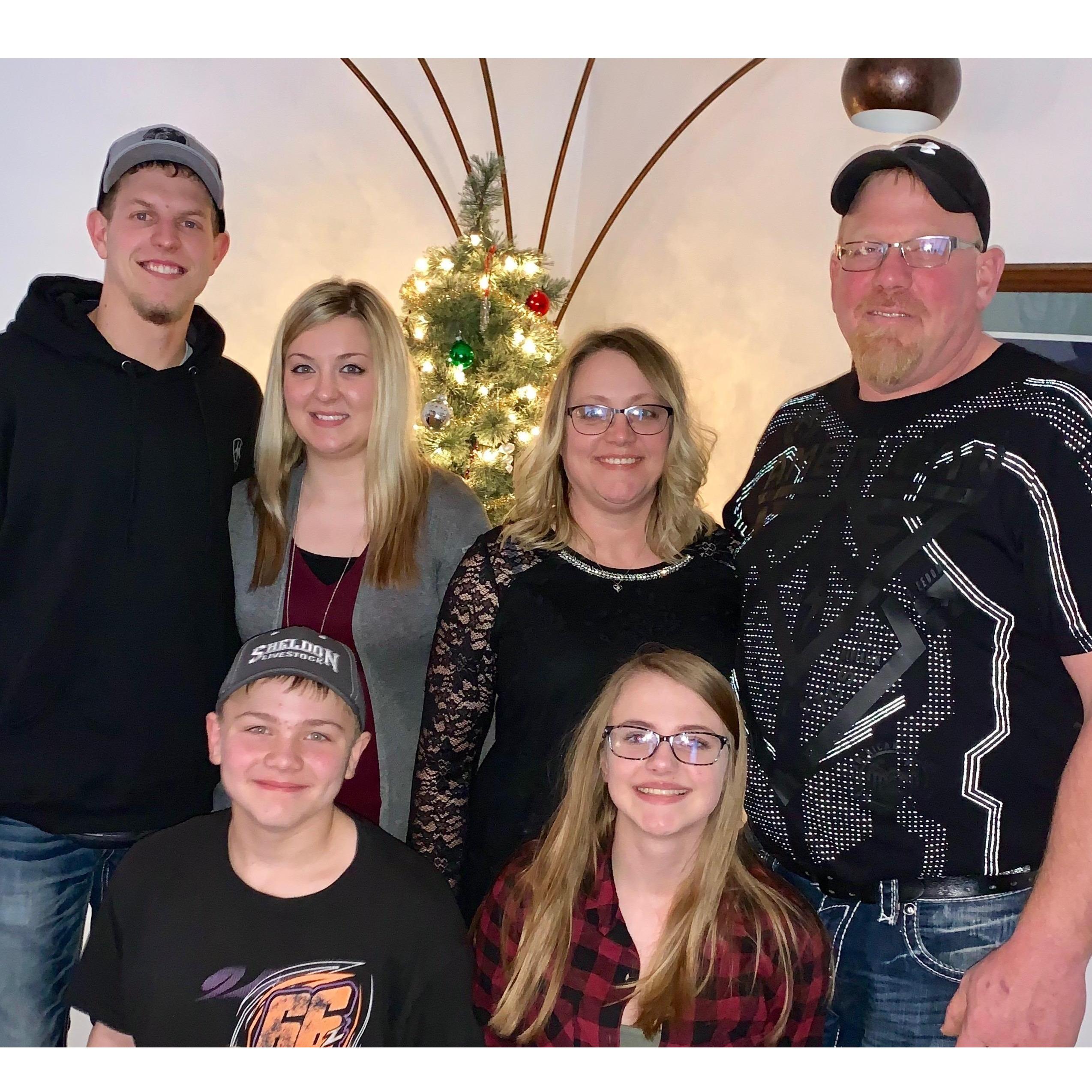 The Bride’s family. Christmas 2018