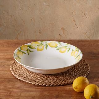Lemons Bone China Serving Bowl
