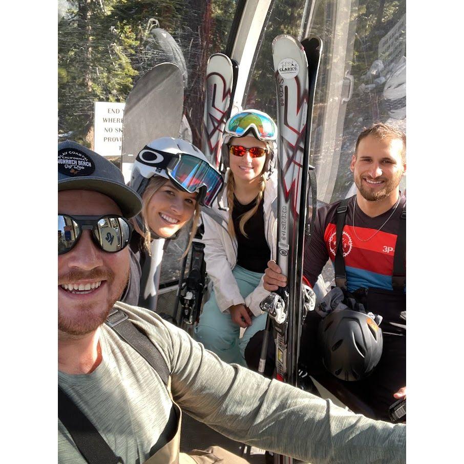 Snowboarding trip with Brandi's brother, Anthony, and sister in-law, Jamie.