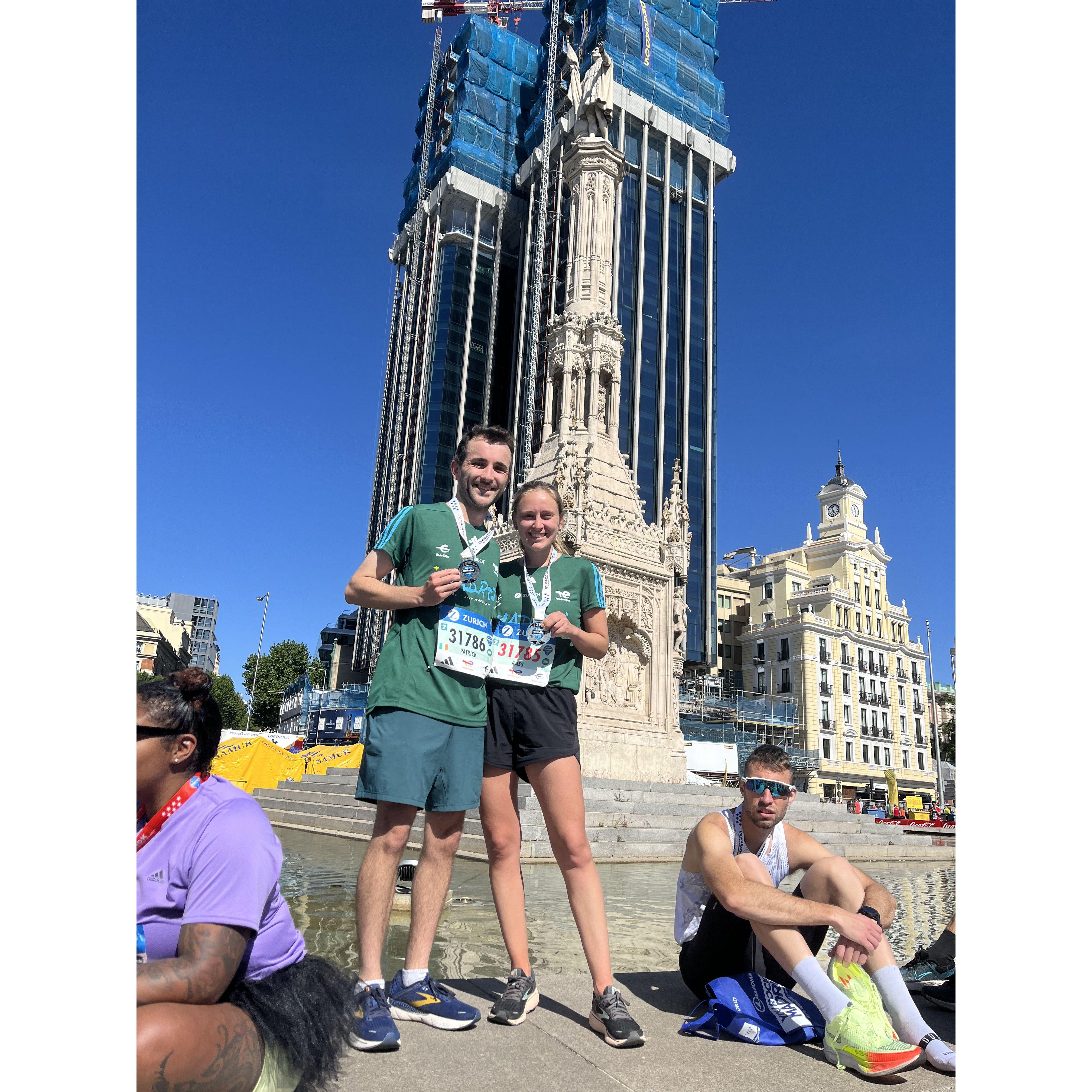 our first half-marathon together