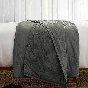 Plush-Loft Blanket or Throw - Spruce, King