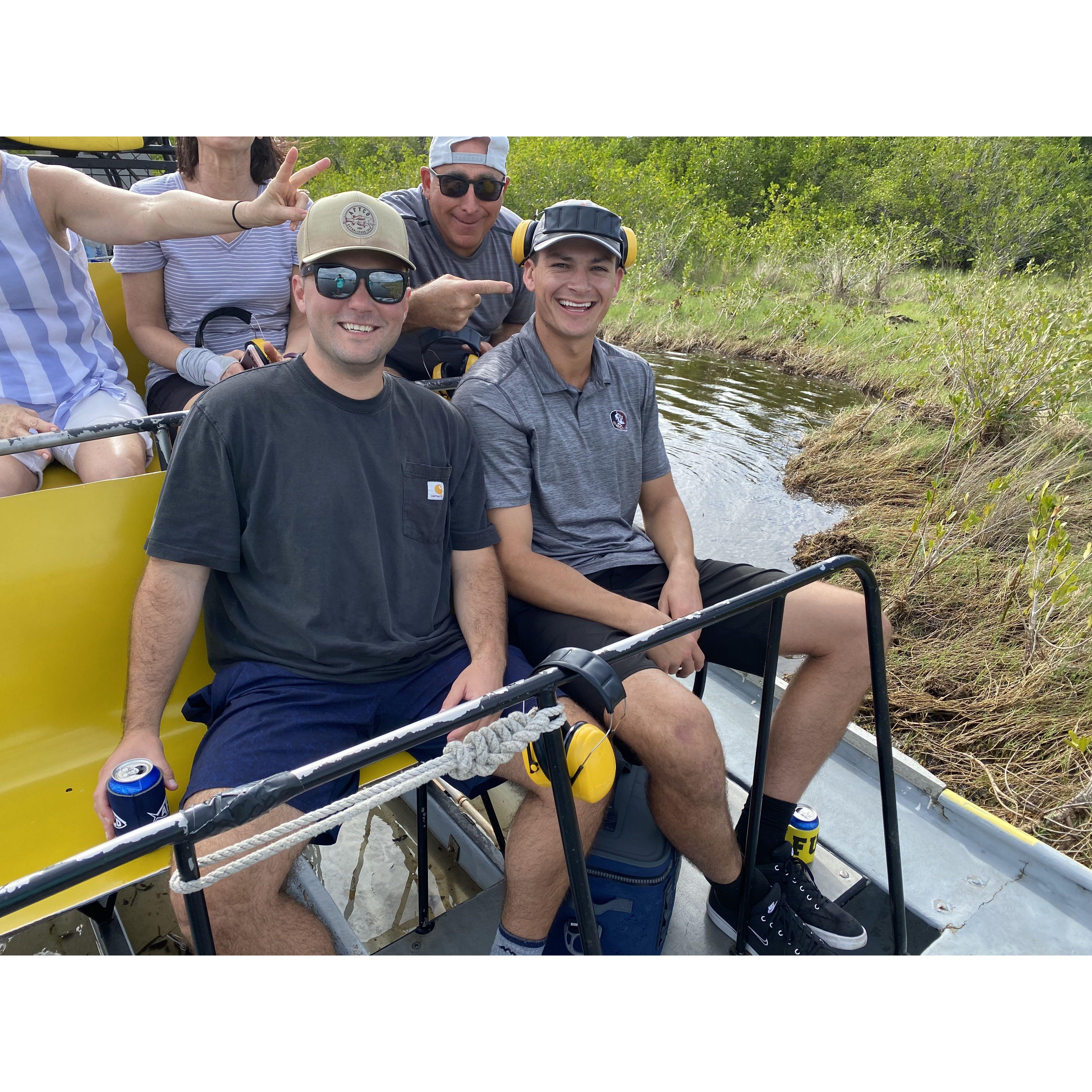 Airboat ride out of Everglades City