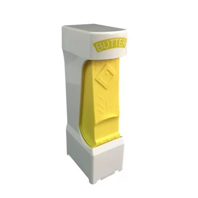 Butter Cutter,One Click Stick Butter Cutter with Stainless Steel Blade, Butter Slicer and Butter Dispenser for Bread, Cakes,Cookies