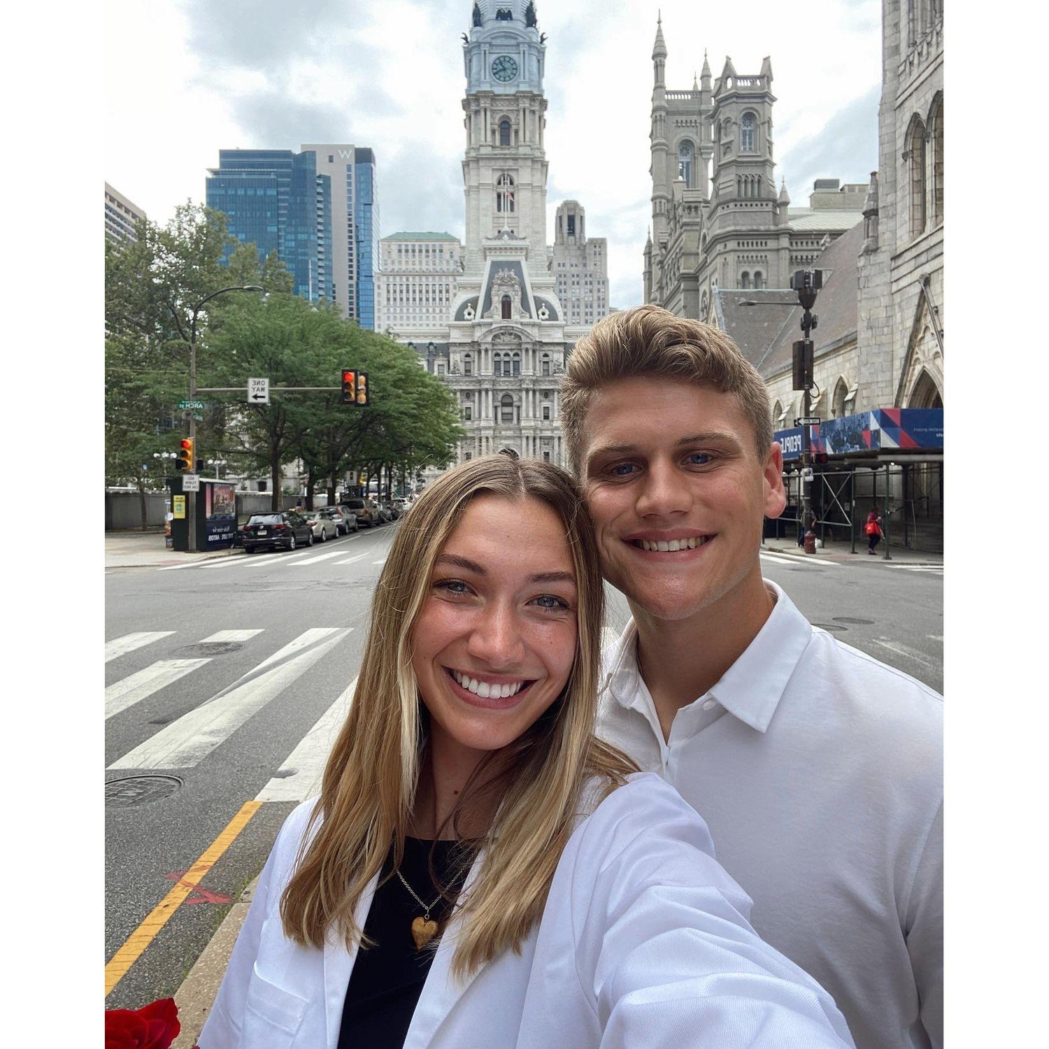We both started medical school in Fall 2022, Mallory in Philadelphia and Jarod in Madison.