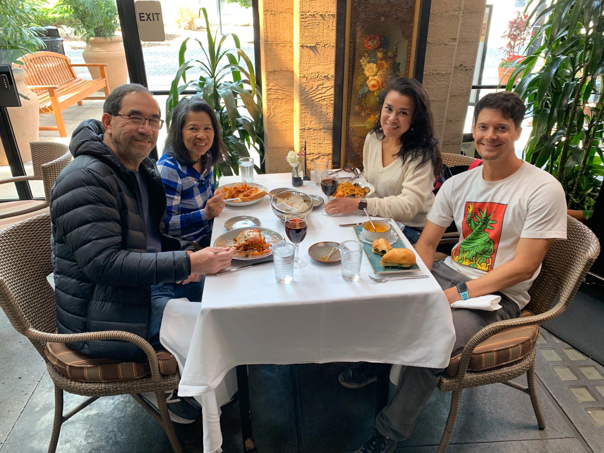 Lunch at the Mission Inn