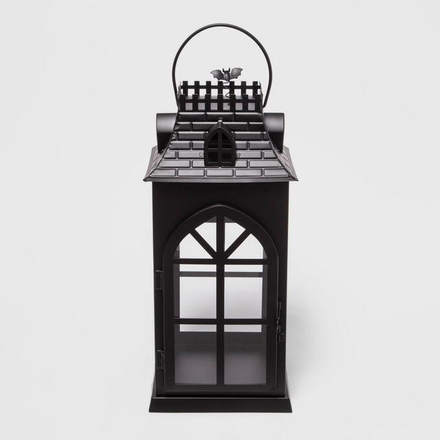 18" Metal Lantern Halloween Decorative Sculpture - Hyde & EEK! Boutique™