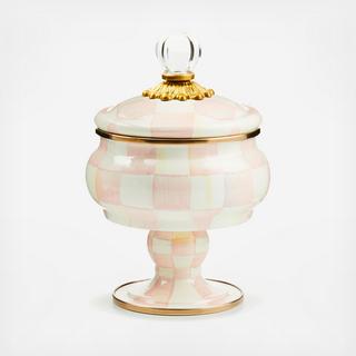 Rosy Check Stainless Steel Curiosity Pot