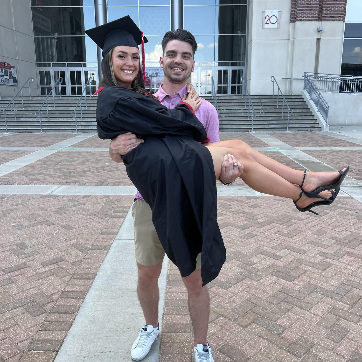 Michaela's graduation from UNL - May 2022
