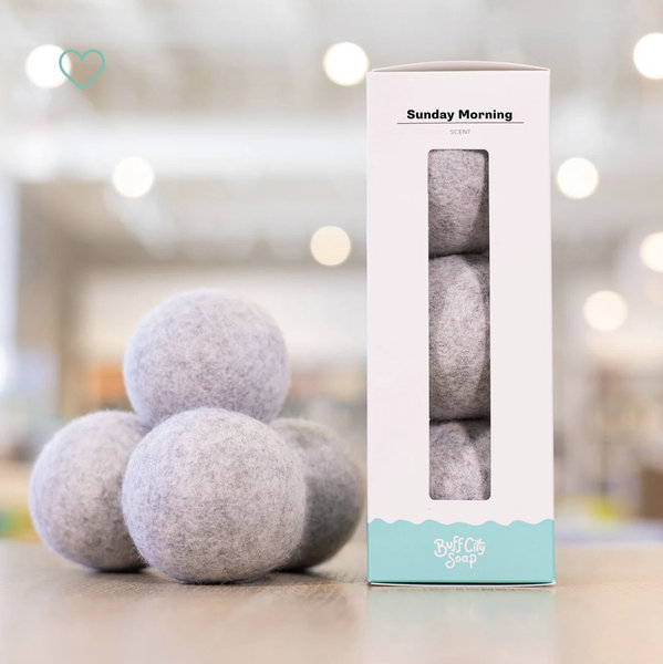Sunday Morning Wool Dryer Balls (Set of 3)