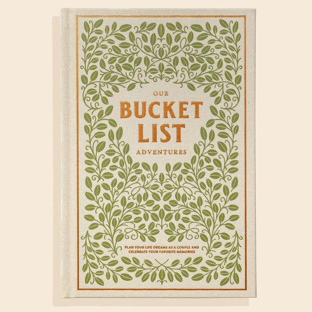 Our Bucket List Adventures: A Bucket List Journal For Couples - Wedding Gift, Anniversary Gift, Gift For Couples, Engagement Gift