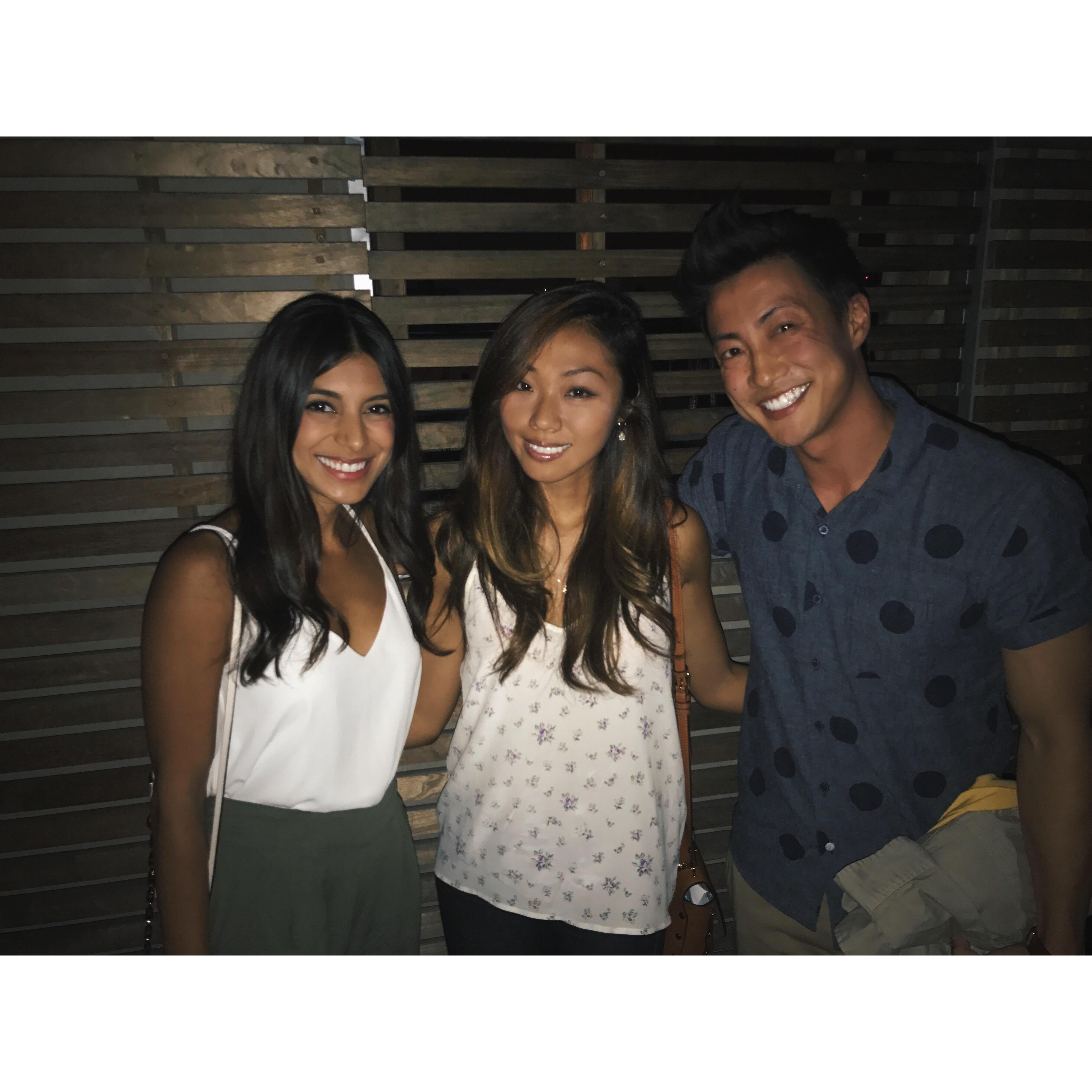 Dinner with Gabby in LA !
