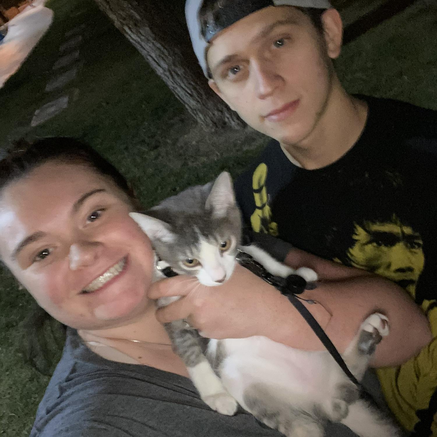Park night with our cat on October 5th, 2020