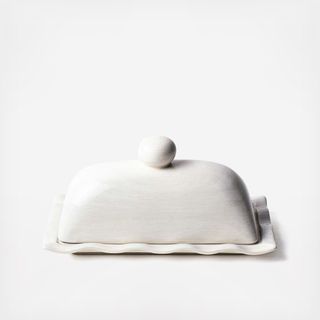 Signature Ruffle Domed Butter Dish