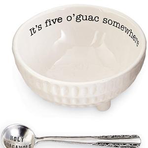 Mud Pie Circa Ceramic 2-Piece Guacamole Set