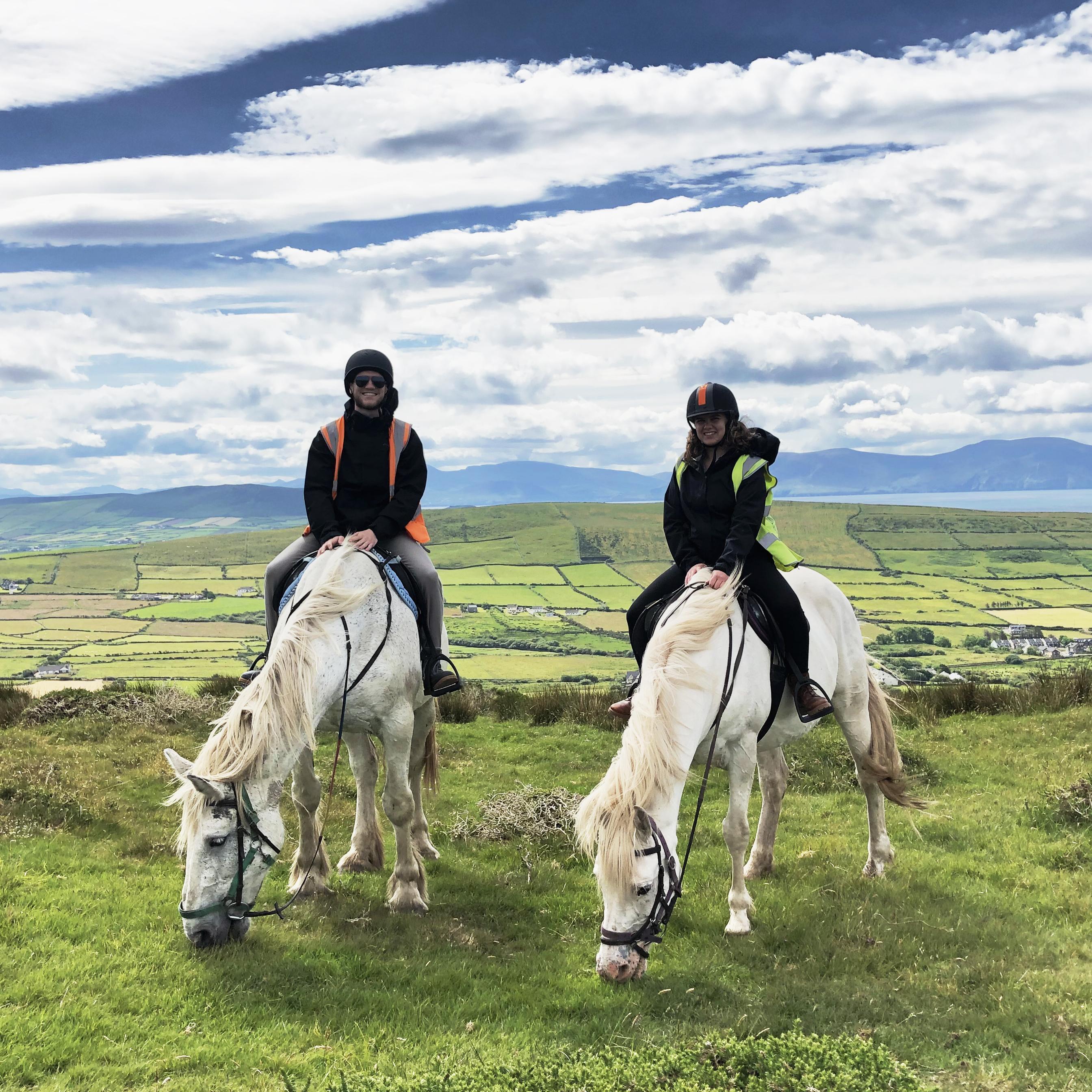 Horseback riding in Dingle, June 2019