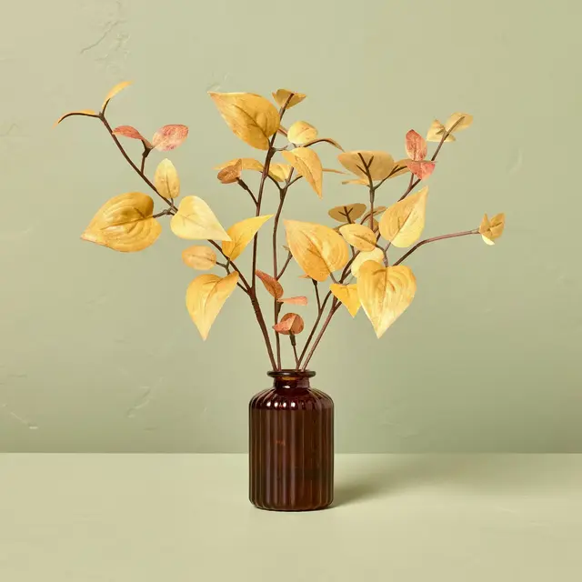 11" Golden Dogwood Artificial Fall Arrangement - Hearth & Hand™ with Magnolia
