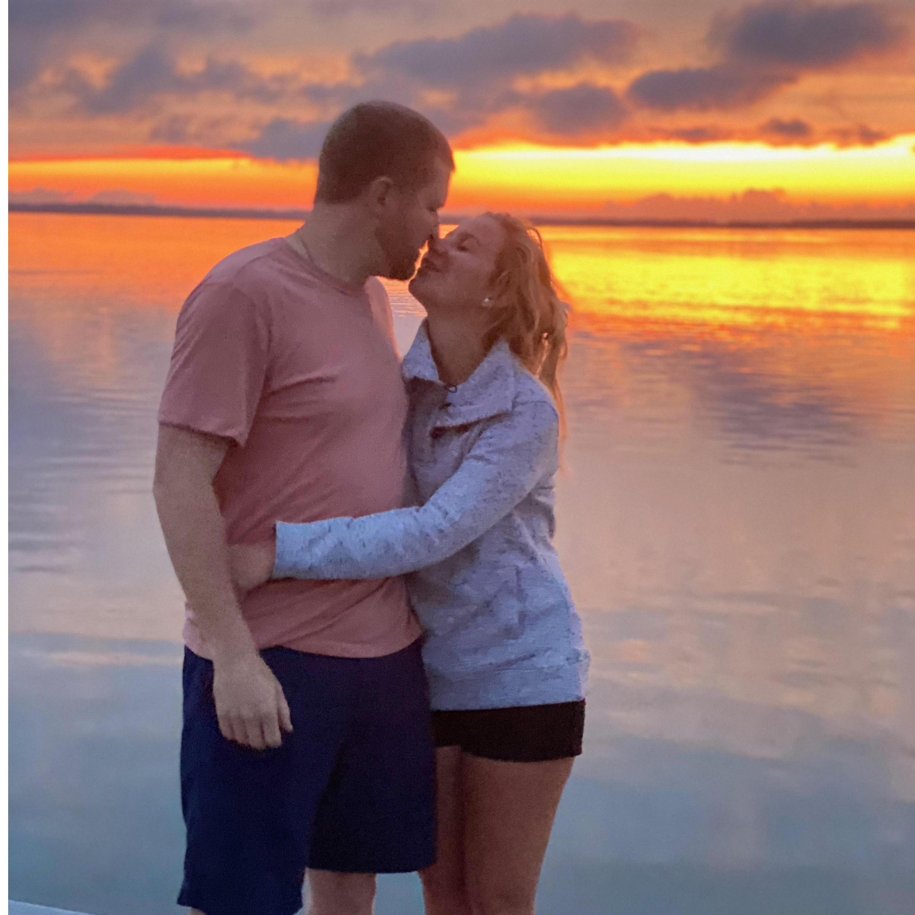 Sunsets are better with you & In South Carolina