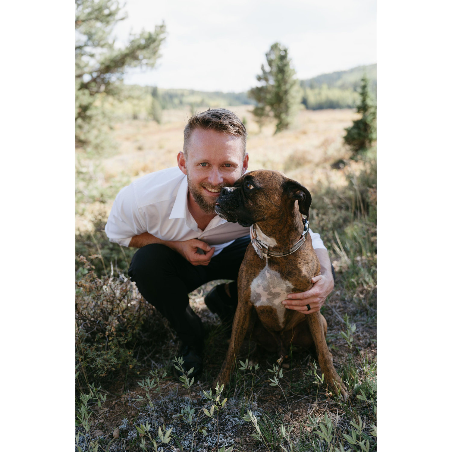 Riley and Brud (best man)