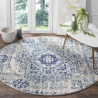 Evoke Deb Round Area Rug