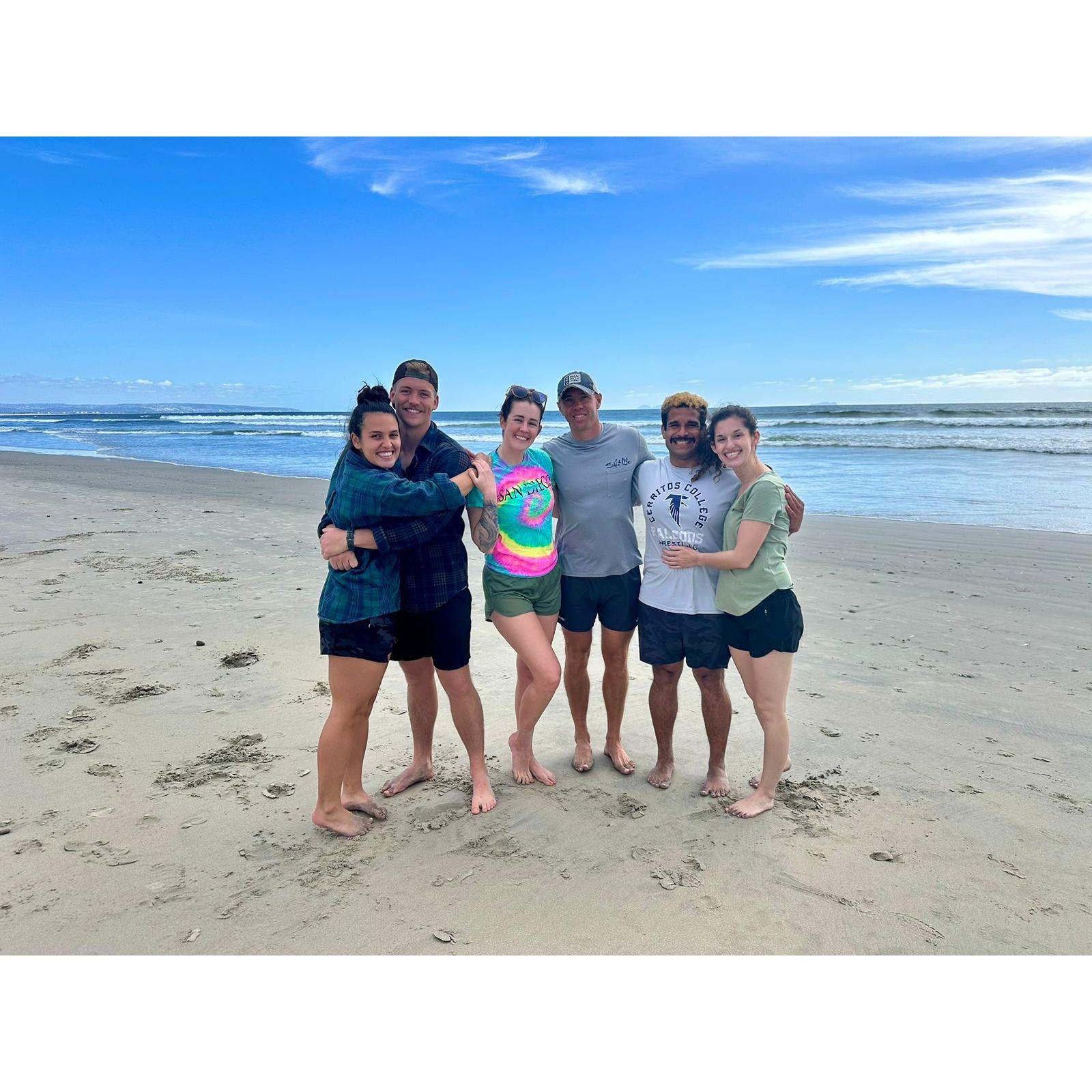Beach days with amazing friends!