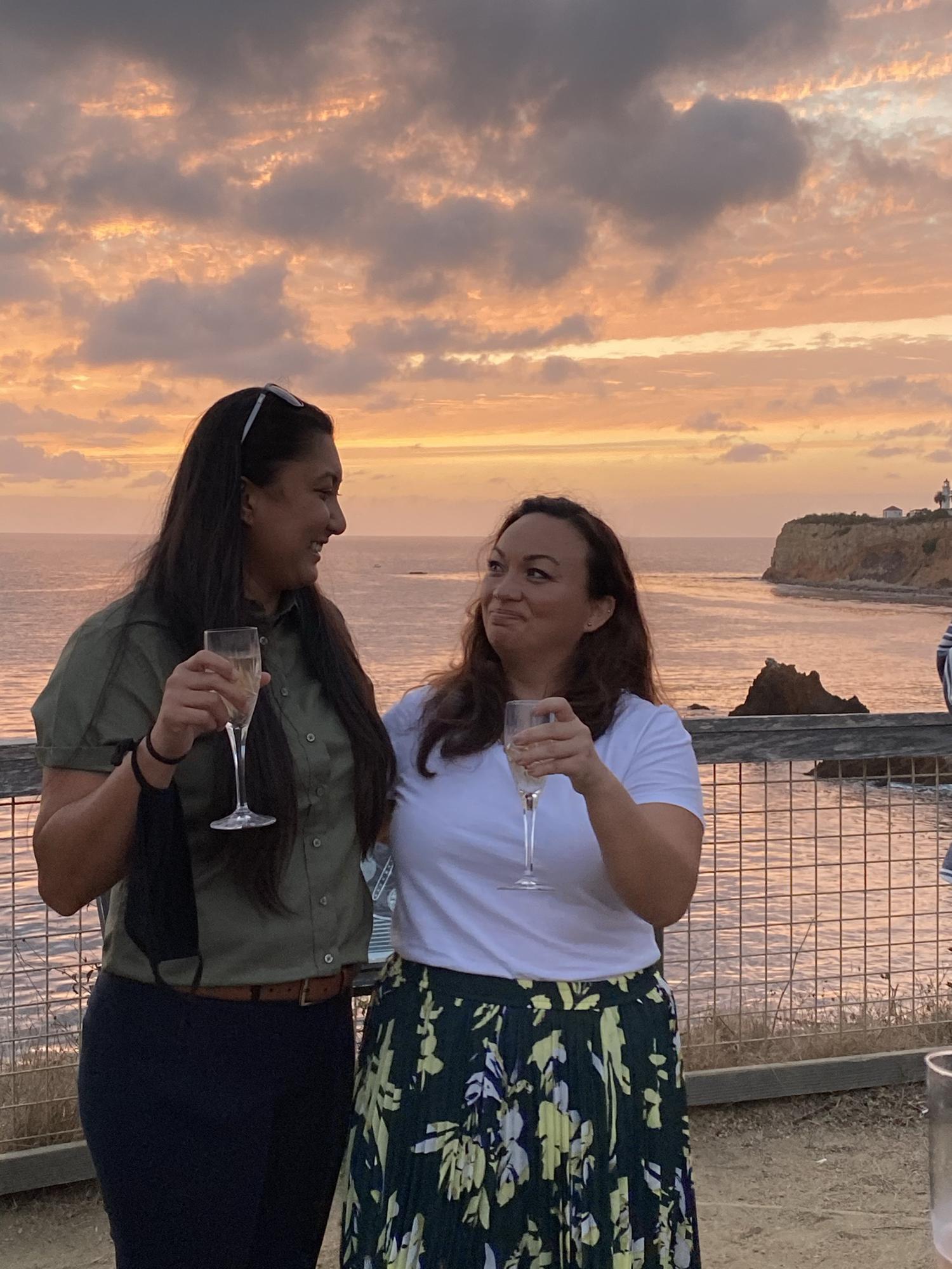 Cheers! She said Yes!